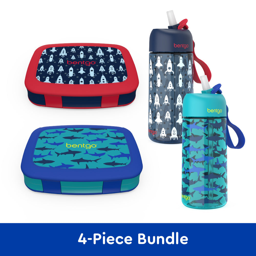 bentgo-kids-prints-lunch-boxes-and-water-bottles-v7 bentgo-lunch-box-bottle-bundle-rocket-shark-1.jpg
